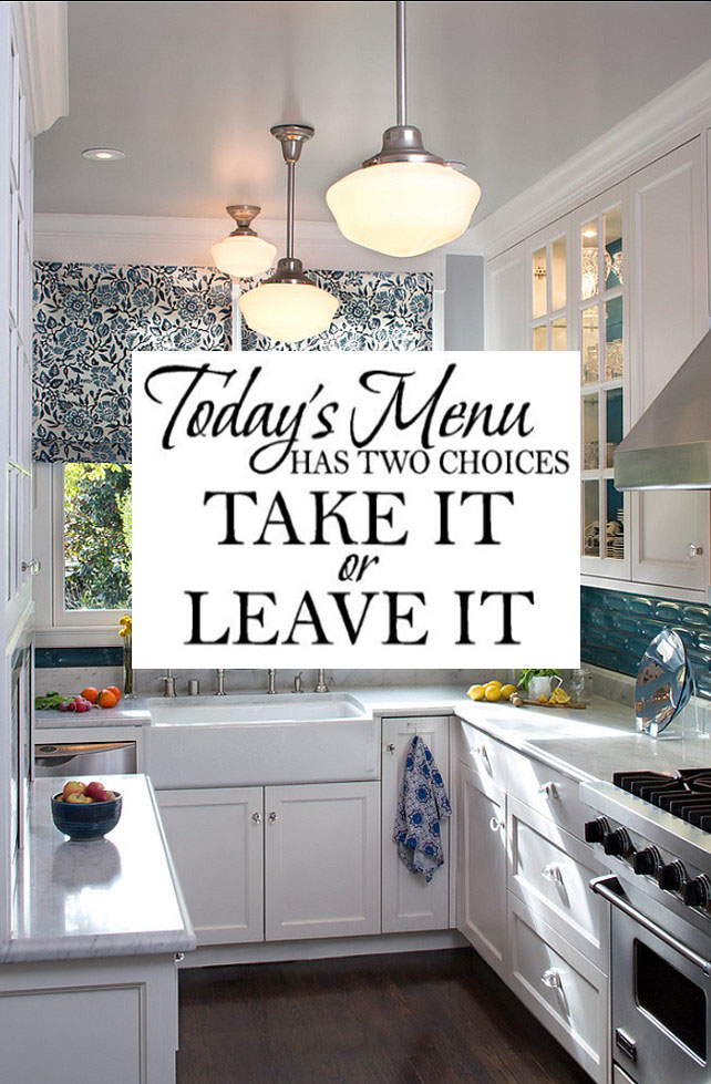 Today's Menu HAS TWO CHOICES - TAKE IT or LEAVE IT! TOP 40 List